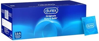Bol.com Durex condooms - originals - extra safe - 144 stuks aanbieding