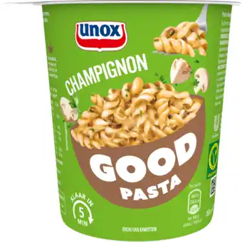 Jumbo Unox good pasta champignon 59g aanbieding