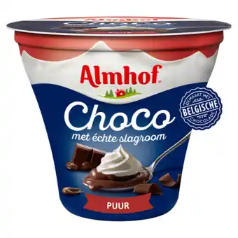 Jumbo Almhof choco met slagroom puur 180g aanbieding