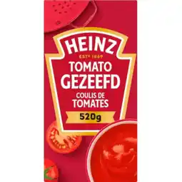 Jumbo Heinz tomaten gezeefd 520g aanbieding