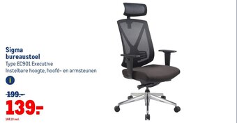 Makro Sigma bureaustoel aanbieding