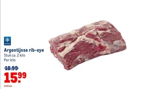 Makro Argentijnse rib-eye aanbieding