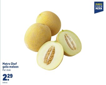 Makro Metro Chef galia meloen aanbieding