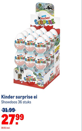 Makro Kinder surprise ei aanbieding