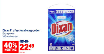 Makro Dixan Professional waspoeder aanbieding