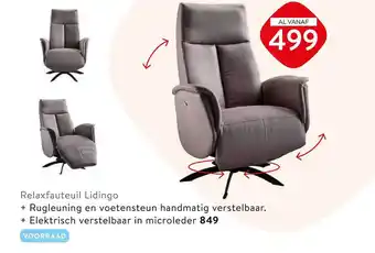 Profijt Meubel Ralaxfauteuil lidingo aanbieding