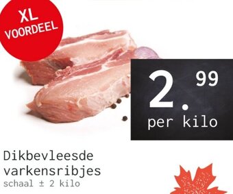 Naanhof Dikbevleesde varkensribjes aanbieding