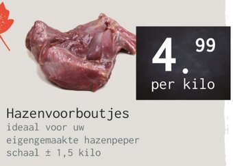 Naanhof Hazenvoorboutjes aanbieding
