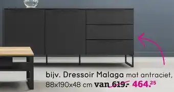 Leen Bakker Dressoir Malaga aanbieding