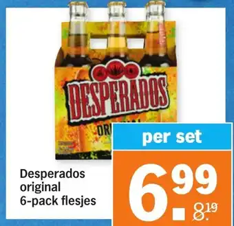 Albert Heijn Desperados original 6-pack flesjes aanbieding