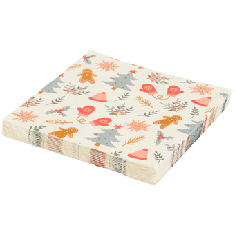 Action Harmony kerstservetten aanbieding