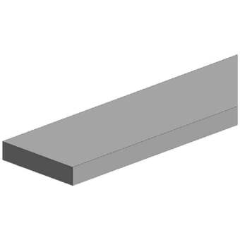 Conrad Polystereen vierkantprofiel (l x b x h) 350 x 1 x 0.25 mm 10 stuk(s) aanbieding