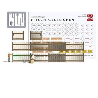 Conrad Busch 7984 h0 hek vegen figuren kant-en-klaar model aanbieding