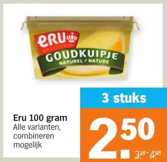 Albert Heijn Eru 100g aanbieding