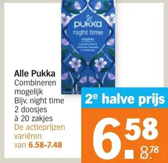 Albert Heijn Alle Pukka aanbieding