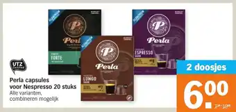 Albert Heijn Pepsi capsules voor Nespresso 20 stuks aanbieding