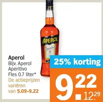 Albert Heijn Aperol aanbieding