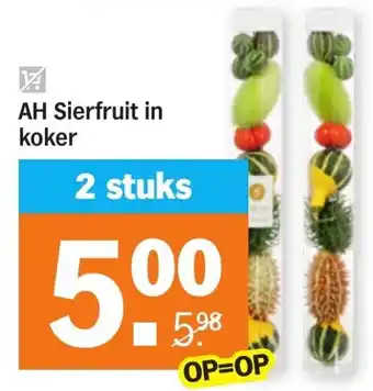 Albert Heijn AH Sierfruit im koker aanbieding