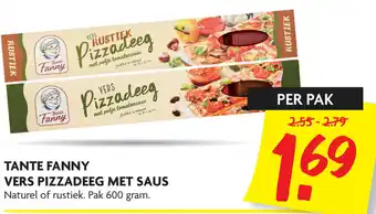 Dekamarkt Tante Fanny Pizzakit met saus 600g aanbieding