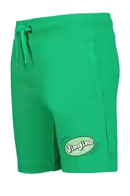 Wehkamp Vingino sweatshort roman met printopdruk kikkergroen aanbieding