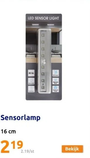 Action Sensorlamp aanbieding