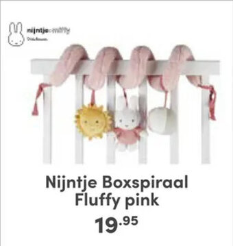 Baby & Tiener Nijntje Boxspiraal Fluffy pink aanbieding