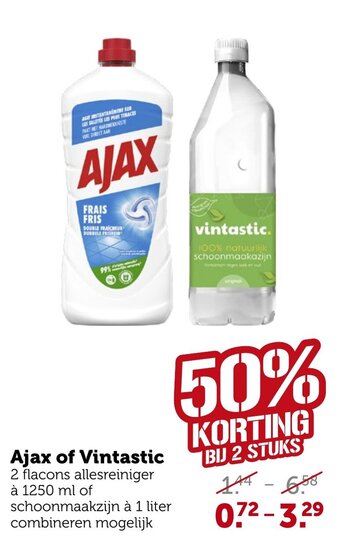 Coop Ajax of Vintastic aanbieding