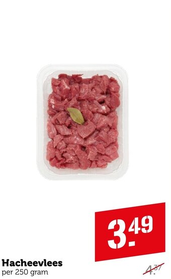 Coop Hacheevlees per 250 gram aanbieding