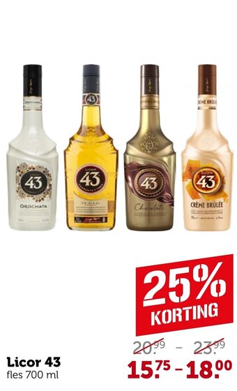 Coop Licor 43 fles 700 ml aanbieding