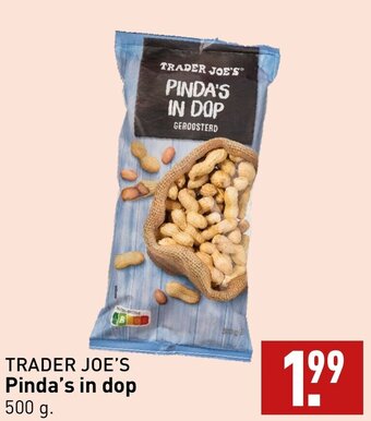 ALDI TRADER JOE'S Pinda's in dop 500 g. aanbieding