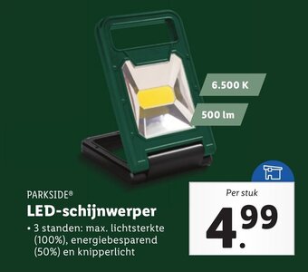 Lidl PARKSIDE LED-schijnwerper aanbieding