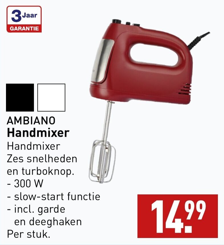 AMBIANO Handmixer aanbieding bij ALDI