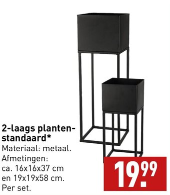 ALDI 2-laags plantenstandaard aanbieding