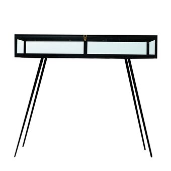 fonQ Dknc - kast - metaal - 88x29.5x78cm - zwart aanbieding