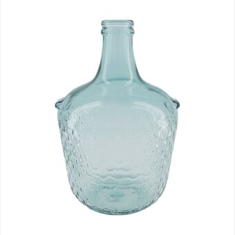 fonQ Dknc - vaas - gerecycled glas - 27x42 cm - transparant aanbieding