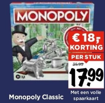 Vomar Voordeelmarkt Monopoly Classic aanbieding