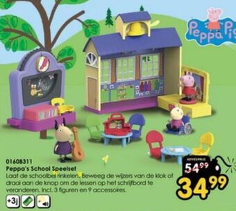 ToyChamp Peppa's School Speelset aanbieding