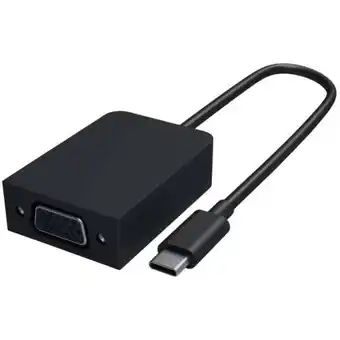 Conrad Microsoft usb 2.0 adapter [1x usb-c stekker - 1x vga-bus] surface usb-c to vga adapter aanbieding