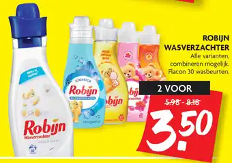 Dekamarkt Robijn Wasverzachter 2*750ml aanbieding