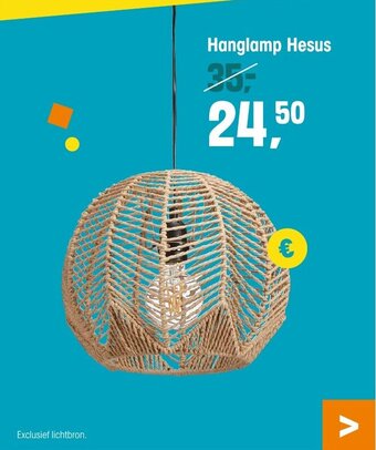 Kwantum Hanglamp Hesus aanbieding