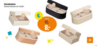 Kwantum Sieradendoos Diverse kleuren en maten aanbieding