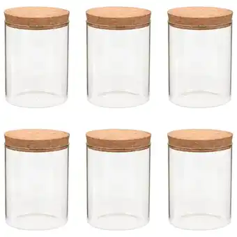fonQ Vidaxl glazen opbergpot doorzichtig aanbieding