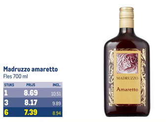 Makro Madruzzo amaretto aanbieding