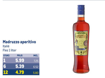 Makro Madruzzo aperitivo aanbieding