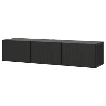 IKEA Bestå tv-meubel met deuren, zwartbruin/lappviken zwartbruin, 180x42x38 cm aanbieding