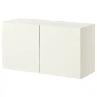 IKEA Bestå kast met deuren, wit/lappviken wit, 120x42x64 cm aanbieding