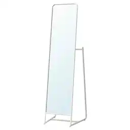 IKEA Knapper staande spiegel, wit, 48x160 cm aanbieding