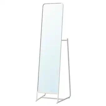 IKEA Knapper staande spiegel, wit, 48x160 cm aanbieding