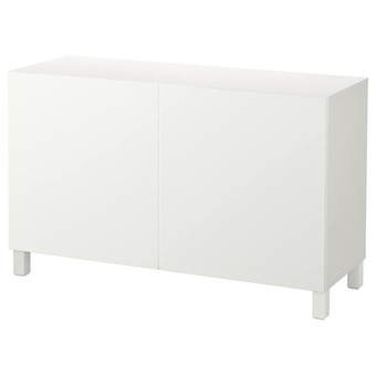 IKEA Bestå opberger met deuren, wit/lappviken/stubbarp wit, 120x42x74 cm aanbieding