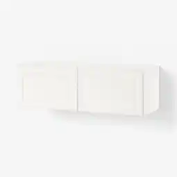 IKEA Bestå kast met deuren, wit/smeviken wit, 120x42x38 cm aanbieding